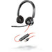 EAN 5715063306178 - Poly BLACKWIRE 3320, BW3320-M USB-A Auriculares Alámbrico Diadema Oficina/Centro de llamadas USB tipo A N imagen 1