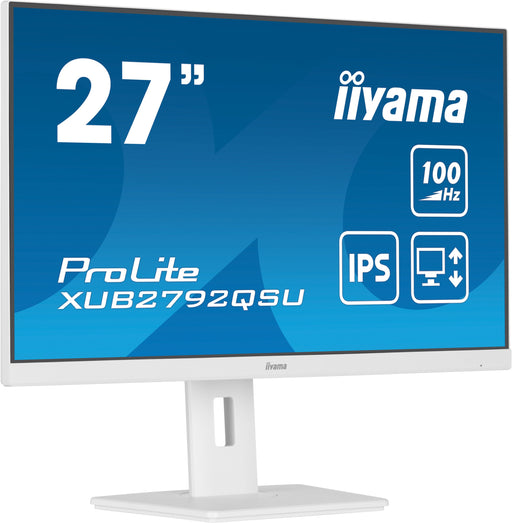 EAN 4948570123384 - iiyama ProLite XUB2792QSU-W6 pantalla para PC 68,6 cm (27") 2560 x 1440 Pixeles Quad HD LED Blanco imagen 1