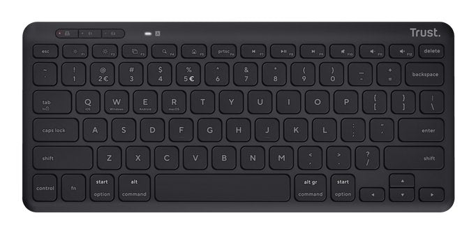 EAN 8713439247107 - Trust Lyra teclado Hogar Bluetooth AZERTY Francés Negro imagen 2