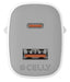 EAN 8021735212225 - Celly UPTC1USB1USBC35 cargador de dispositivo móvil Universal Blanco Corriente alterna Carga rápida Inter imagen 3