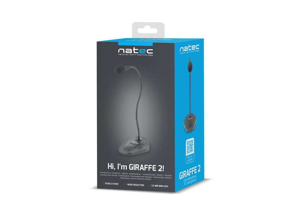 EAN 5901969425345 - NATEC Giraffe 2 Negro Micrófono para PC imagen 5