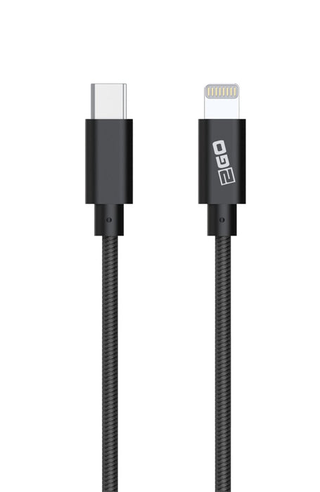 EAN 4010425971621 - 2GO 797162 cable de conector Lightning 1 m Negro imagen 1