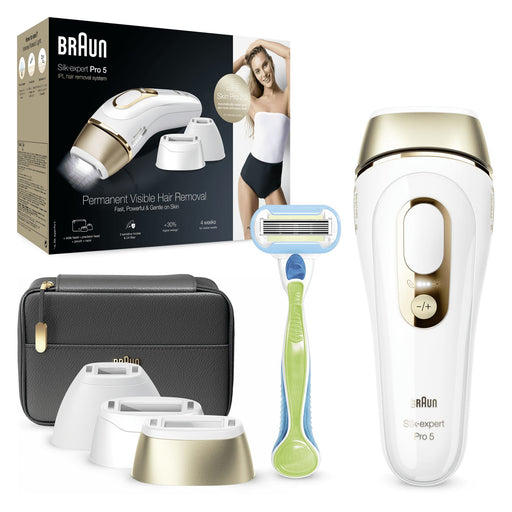 EAN 4210201413011 - Braun Silk-expert Pro 5 PL5243 Luz pulsada intensa (IPL) Oro, Blanco imagen 2