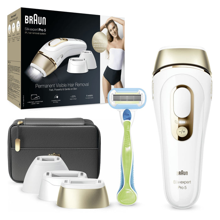 EAN 4210201413011 - Braun Silk-expert Pro 5 PL5243 Luz pulsada intensa (IPL) Oro, Blanco imagen 2