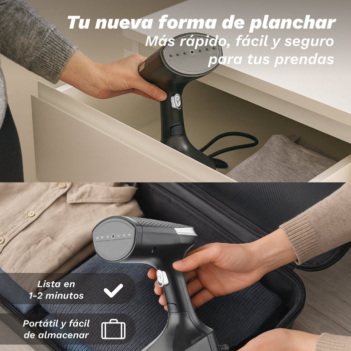 EAN 8426156019185 - Grunkel PV-1600GSO vaporizador para ropa Vaporizador manual de prendas 0,31 L 1600 W Negro imagen 3