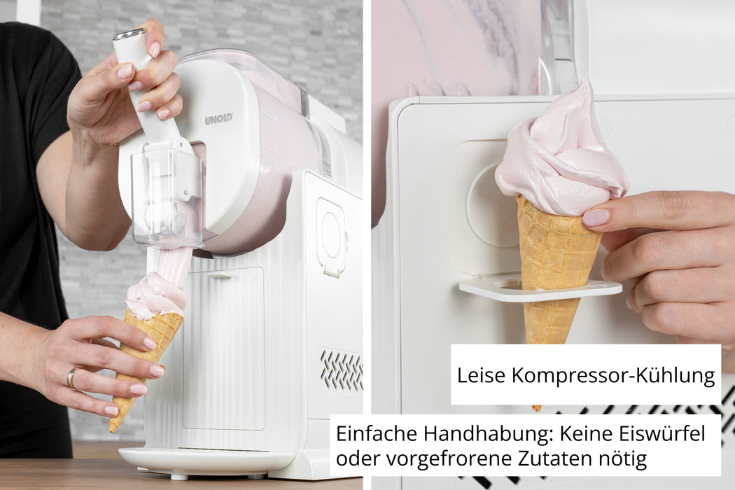 EAN 4011689489600 - Unold 48960 2in1-Slush und Softeismaschine Sofia Compresor de helados 150 W Crema de color imagen 5