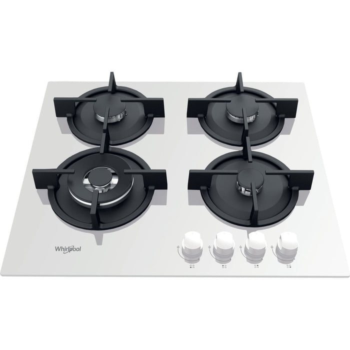EAN 8003437605567 - Whirlpool AKT 625/WH Negro, Blanco Integrado 60 cm Encimera de gas 4 zona(s) imagen 3