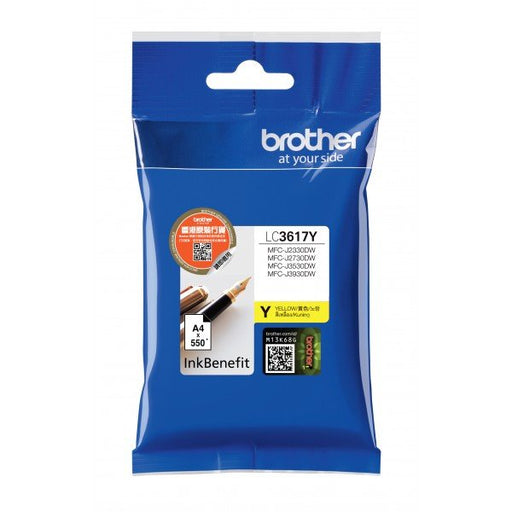 EAN 4977766767668 - Brother LC-3617Y cartucho de tinta 1 pieza(s) Original Rendimiento estándar Amarillo imagen 1