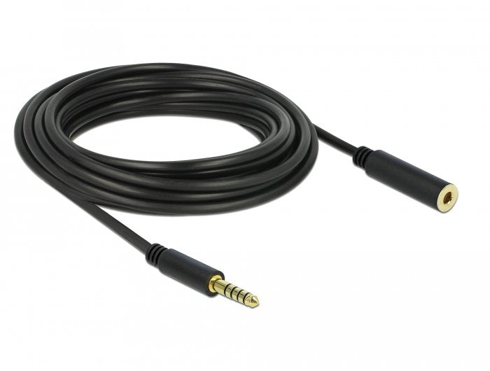 EAN 4043619857999 - DeLOCK 85799 cable de audio 5 m 4.4mm Negro imagen 1