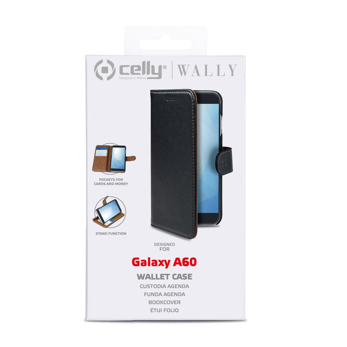EAN 8021735752080 - Celly Wally funda para teléfono móvil 16 cm (6.3") Funda cartera Negro imagen 4