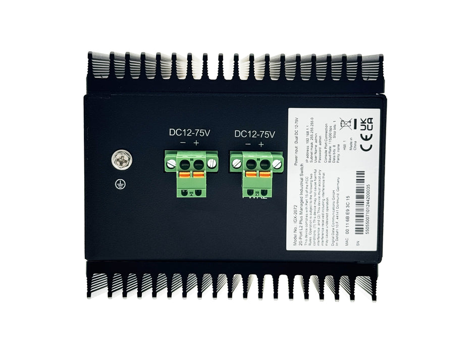 EAN 4015867239285 - LevelOne IGX-2072 switch Gestionado L2+ Gigabit Ethernet (10/100/1000) Negro imagen 3