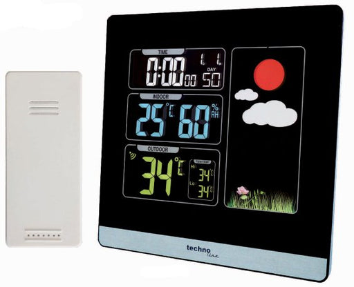 EAN 4029665064482 - Technoline WS 6448 estación meteorológica digital Negro imagen 2