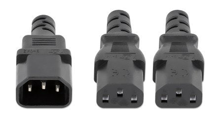 EAN 0766623157469 - Manhattan 157469 cable de transmisión Negro 1,8 m C14 acoplador Acoplador C13 2 x imagen 3