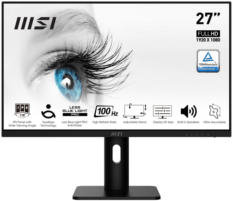 EAN 4711377034999 - MSI Pro MP273AP pantalla para PC 68,6 cm (27") 1920 x 1080 Pixeles Full HD Negro imagen 1