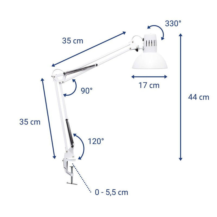 EAN 4002390082570 - MAUL MAULstudy lámpara de mesa E27 Blanco imagen 2