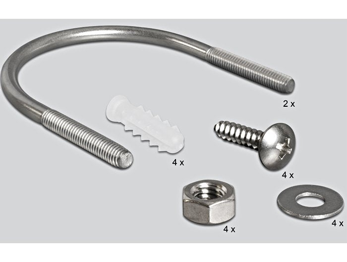 EAN 4043619884544 - DeLOCK 88454 antena para red Antena omnidireccional Clase N 8 dBi imagen 3
