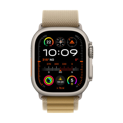 EAN 0195949581649 - Apple Watch Ultra 2 OLED 49 mm Digital 410 x 502 Pixeles Pantalla táctil 4G Titanio GPS (satélite) imagen 2