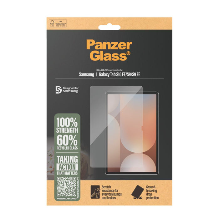 EAN 5715685022999 - PanzerGlass ® Screen Protector Samsung Galaxy Tab S10 FE | S9 5G | S9 FE 5G | Ultra-Wide Fit Protector de imagen 3