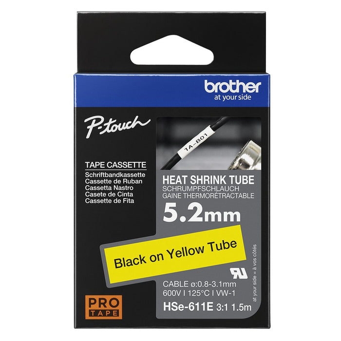 EAN 4977766822886 - Brother HSE-611E cinta para impresora de etiquetas imagen 2