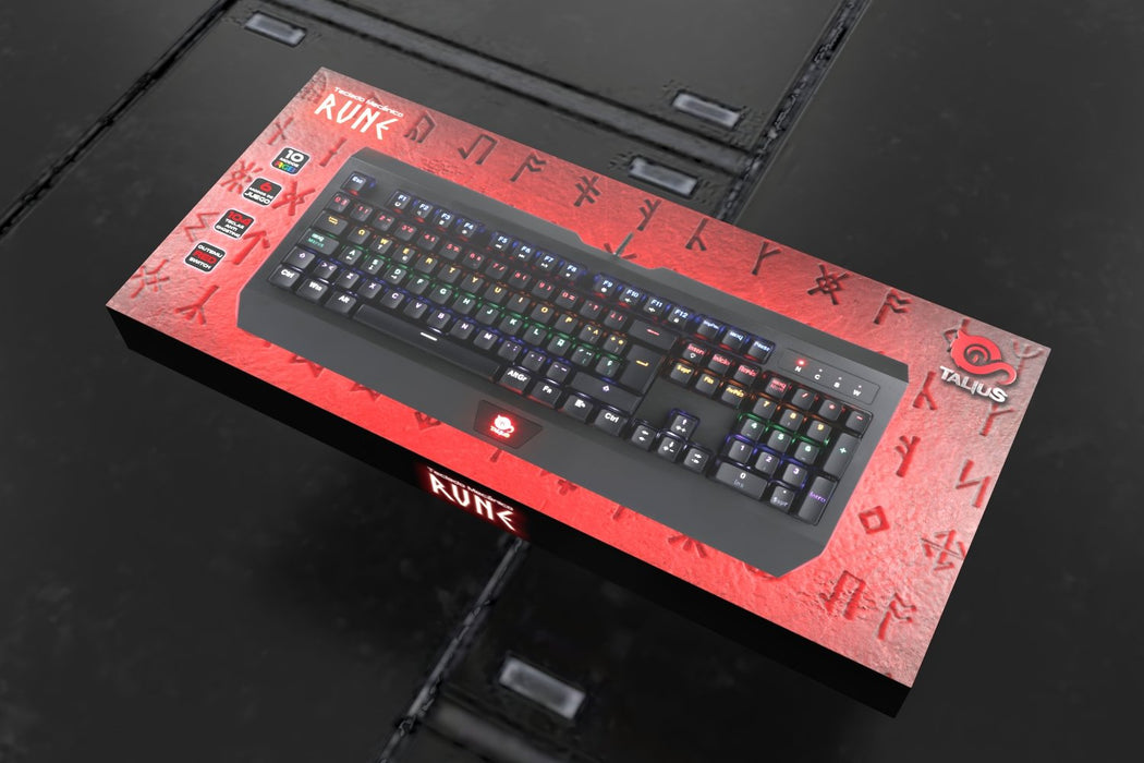 EAN 8436550236170 - TALIUS TAL-RUNE teclado Juego USB QWERTY Español Negro, Rojo imagen 5