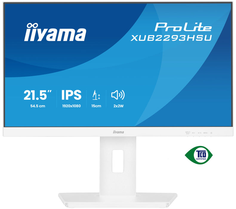 EAN 4948570126910 - iiyama ProLite XUB2293HSU-W7 pantalla para PC 54,6 cm (21.5") 1920 x 1080 Pixeles Full HD LED Blanco imagen 2