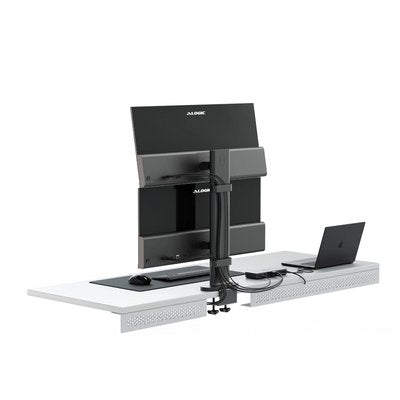 EAN 9350784106490 - ALOGIC ED34VMSSGR soporte para monitor 86,4 cm (34") Escritorio Gris imagen 4