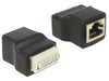 EAN 4043619655274 - DeLOCK 65527 cambiador de género para cable RJ45 Negro, Plata imagen 1