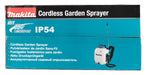 EAN 88381741637 - Makita DUS108Z rociador de jardín Pulverizador de mochila 10 L imagen 20