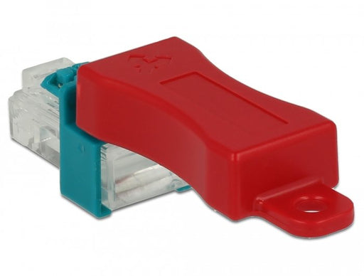 EAN 4043619864256 - DeLOCK 86425 bloqueador de puerto Llave de bloqueador de puerto RJ-45 Rojo 6 pieza(s) imagen 1
