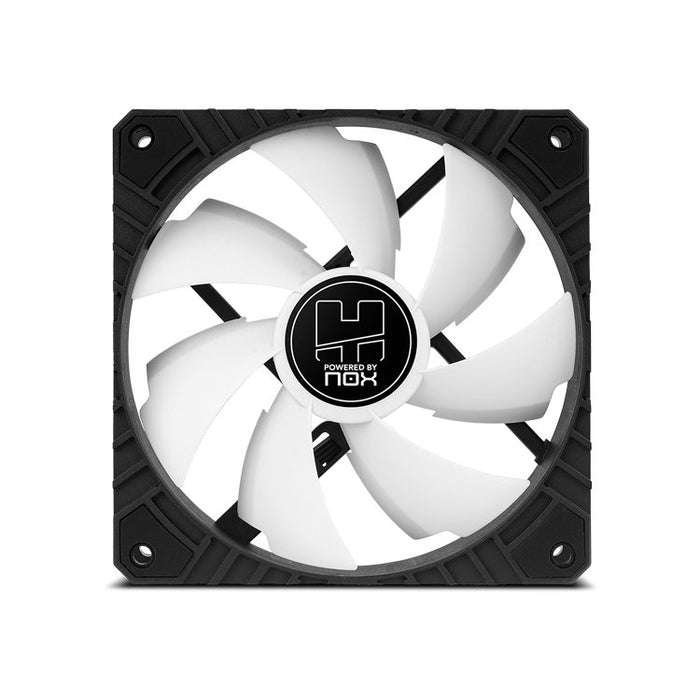 EAN 8436587972348 - NOX Hummer H-FAN PRO Carcasa del ordenador Ventilador 12 cm Negro, Blanco imagen 1