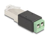 EAN 4043619666041 - DeLOCK 66604 cambiador de género para cable 2 pin terminal block Negro, Verde imagen 2