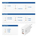 EAN 8716065567946 - ACT AC2170 cargador de dispositivo móvil Universal Blanco Corriente alterna Carga rápida Interior imagen 4