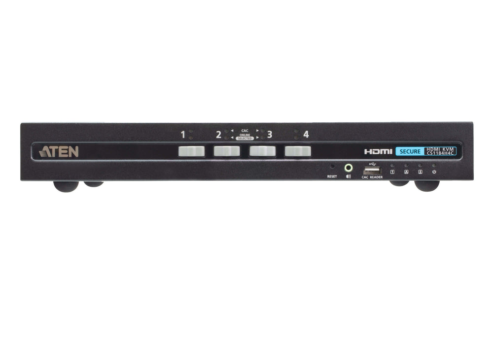 EAN 4710469342059 - ATEN CS1184H4C interruptor KVM Negro imagen 1