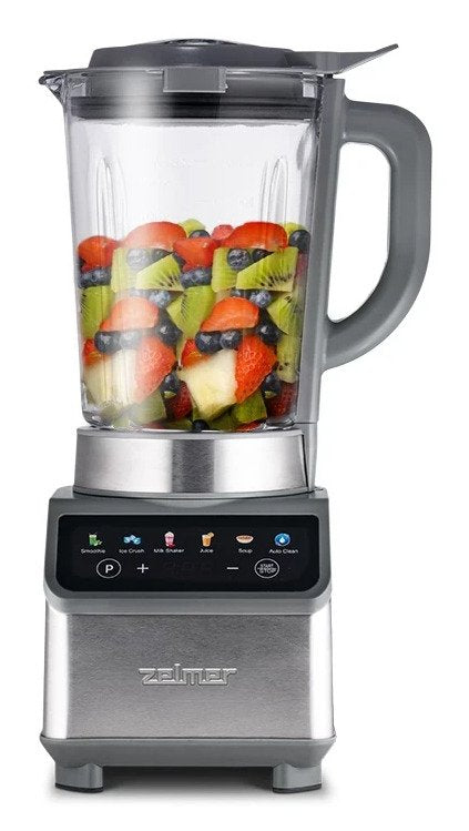 EAN 5908269370870 - Zelmer ZSB4870 1,5 L Batidora de vaso 1200 W Negro, Plata, Transparente imagen 2