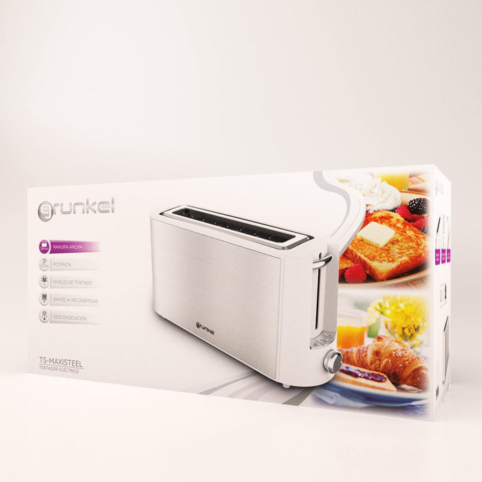 EAN 8426156017471 - Grunkel TS-MAXISTEEL tostadora 6 1 rebanada(s) 1000 W Acero inoxidable imagen 8