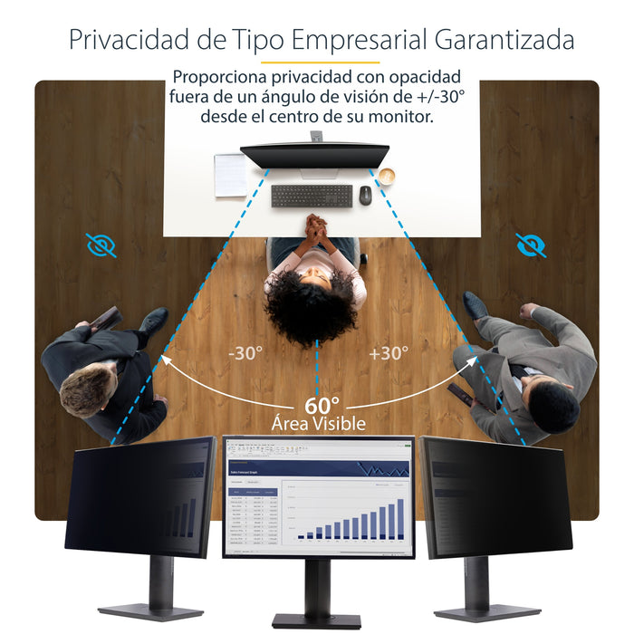 EAN 0065030901932 - StarTech.com 2461A-PRIVACY-SCREEN filtro para monitor 61 cm (24") Filtro de privacidad para pantallas sin imagen 9