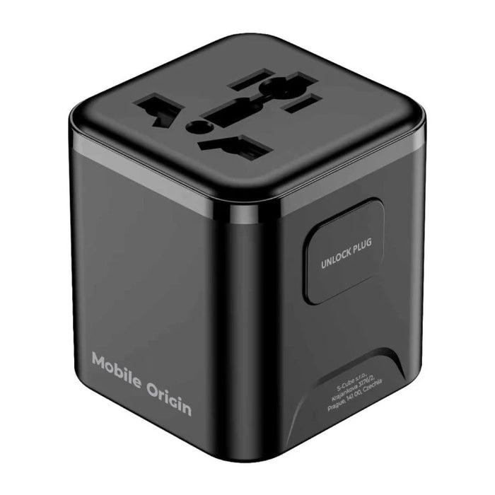 EAN 8594215996446 - Mobile Origin MO-UTRA-PW30-BLK adaptador de enchufe eléctrico Universal Negro imagen 1