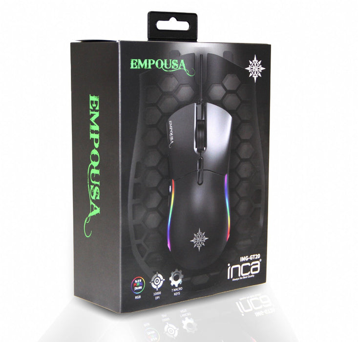 EAN 8681949012778 - Inca IMG-GT20 ratón Juego Ambidextro USB tipo A Óptico 10000 DPI imagen 6