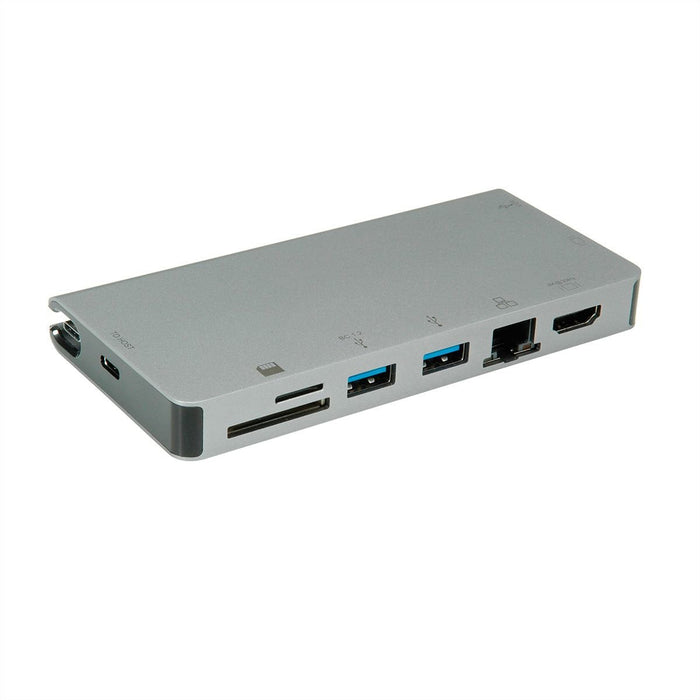 EAN 7630049613249 - ROLINE 12.02.1022 base para portátil y replicador de puertos Alámbrico USB 3.2 Gen 1 (3.1 Gen 1) Type-C G imagen 1