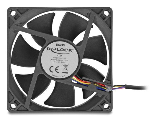EAN 4043619673018 - DeLOCK 67301 sistema de refrigeración para ordenador Carcasa del ordenador Ventilador 8 cm Negro 1 pieza( imagen 1