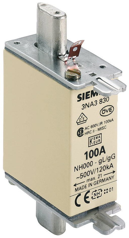 EAN 4001869057224 - Siemens 3NA3830 fusible Alto voltaje 1 pieza(s) imagen 1