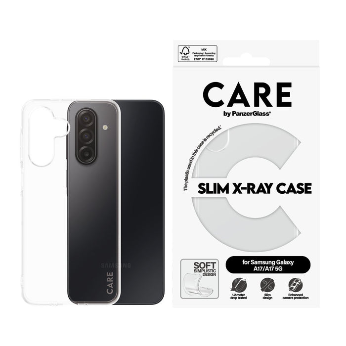 EAN 5715685031663 - PanzerGlass CARE™ by ® X-Ray Case Samsung Galaxy M17 5G | A17 4G | A17 5G funda para teléfono móvil Trans imagen 2