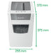 EAN 4002432118946 - Leitz IQ Slim Office P-4 triturador de papel Corte cruzado 22 cm Blanco imagen 3