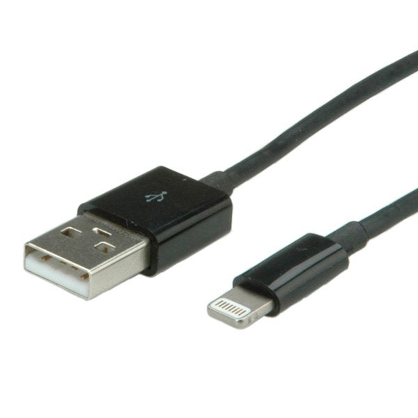 EAN 7611990172429 - VALUE USB A/Lightning 1m Negro imagen 1