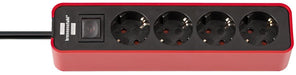 EAN 4007123643189 - Brennenstuhl 1153240070 base múltiple 1,5 m 4 salidas AC Interior Negro, Rojo imagen 1