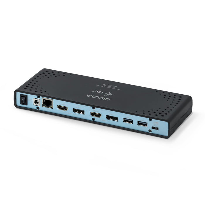 EAN 7640186417136 - DICOTA D31952 base para portátil y replicador de puertos Alámbrico USB Tipo C Negro imagen 2