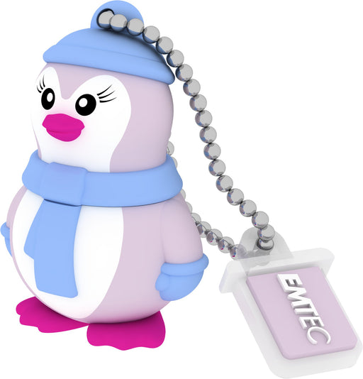 EAN 3126170144270 - Emtec Miss Penguin unidad flash USB 16 GB USB tipo A 2.0 Azul, Púrpura, Blanco imagen 2