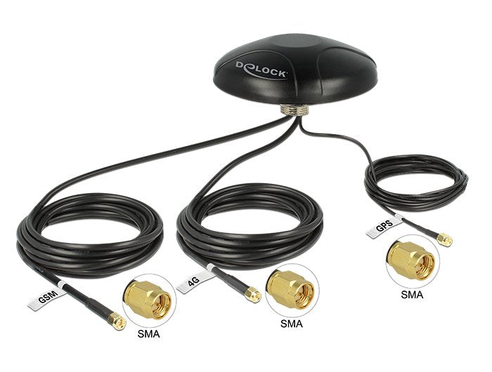 EAN 4043619124558 - DeLOCK 12455 antena para red Antena omnidireccional SMA imagen 2
