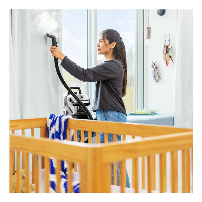 EAN 0011120272130 - Bissell SpotClean Hydrosteam Pro Limpiador a vapor de cilindro 1,9 L 1000 W Negro, Cobre, Transparente imagen 3