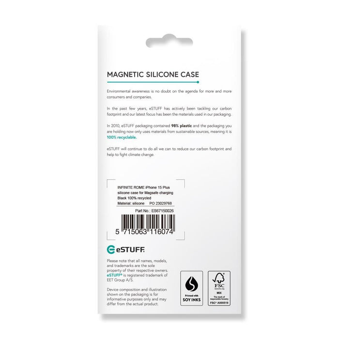 EAN 5715063116074 - eSTUFF ES67150026 funda para teléfono móvil 17 cm (6.7") Negro imagen 8